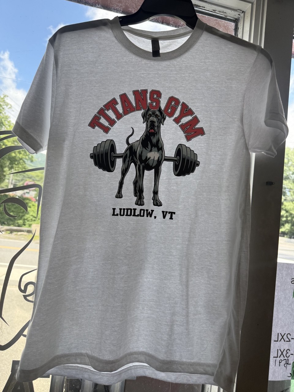 Titans Gym branded shirt
