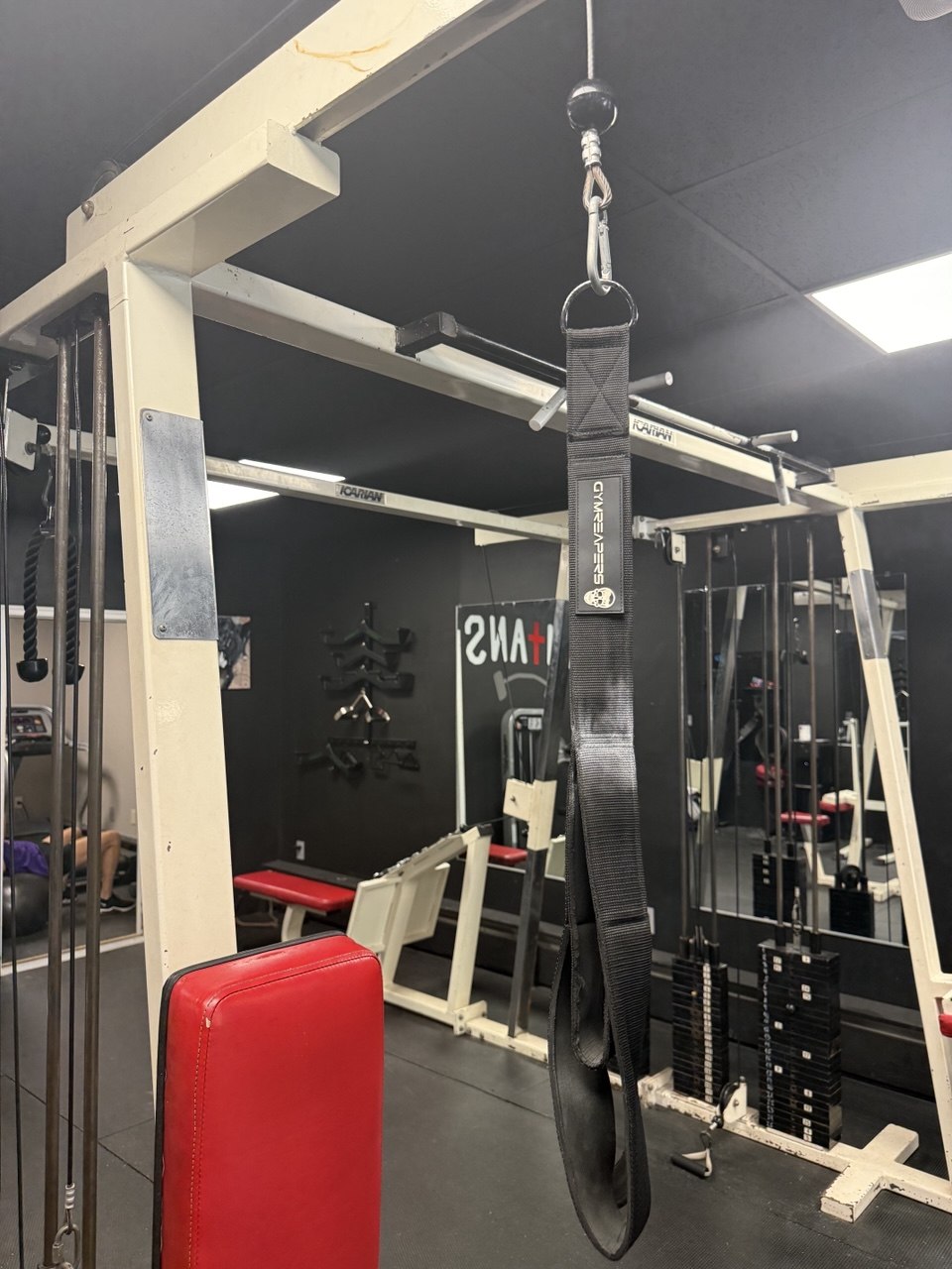 Training equipment on the Titans Gym floor